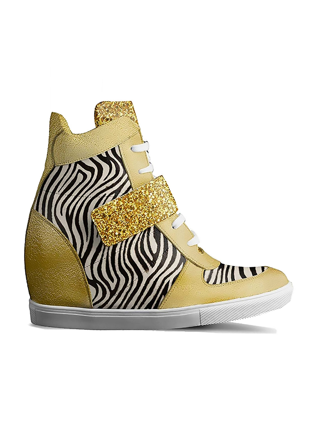Comfortable High-Top Wedge Sneakers Asphalt Shockwaves – Die By